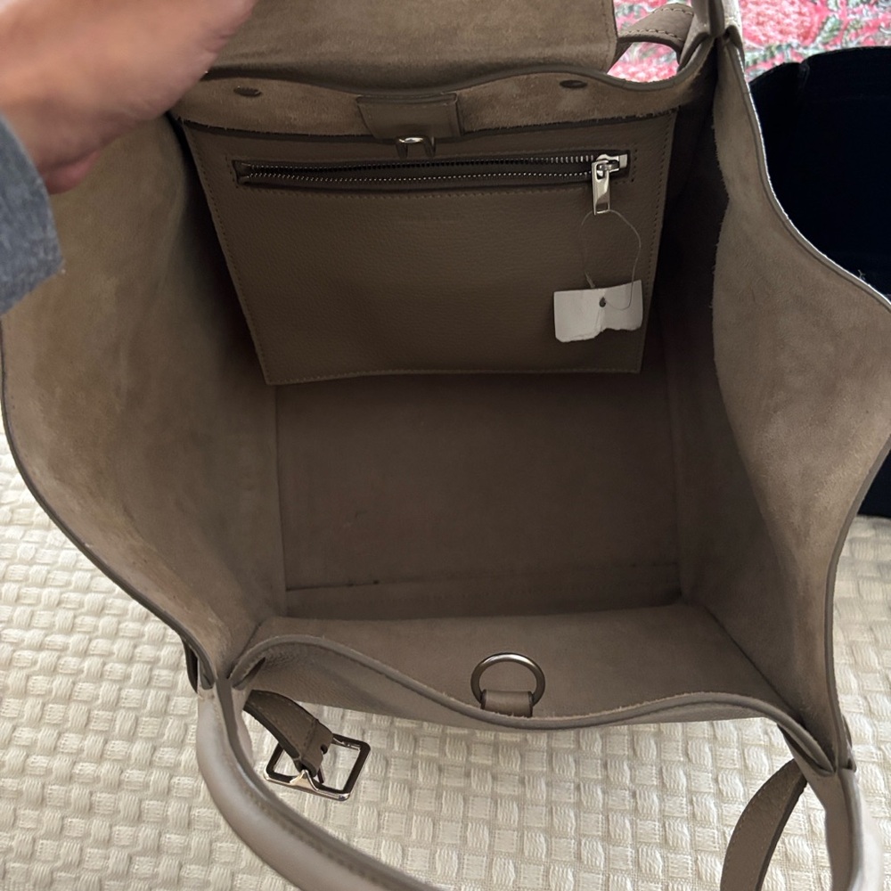 Celine Taupe Beige Leather Big Bag Small - Picture 5 of 10